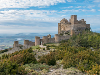 Medieval castle of Loarre in Aragon, Spain