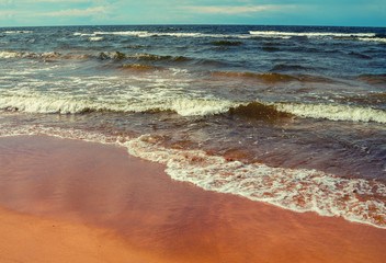 Fototapeta na wymiar Baltic sea beach