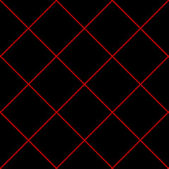 Fototapeta na wymiar Red Grid Square Black Background Vector Illustration