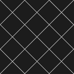 Fototapeta na wymiar Grid Square Gray Black Background Vector Illustration
