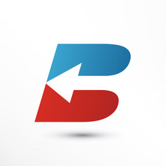 Arrow Letter B Logo