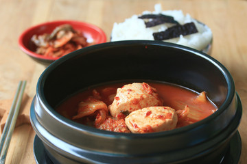 kimchi soup - korean food