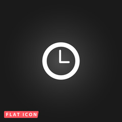 time clock vector icon