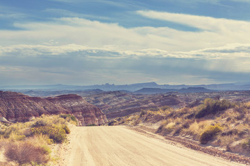 Road in prairie