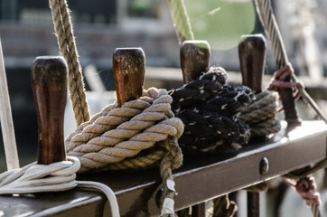 Seil am Segelschiff