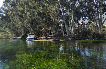 Obraz premium View from Akyaka River Gokova Turkey