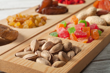 dried fruits and nut