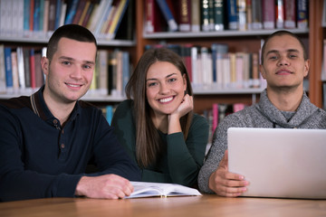 Students  in  library