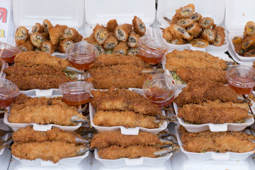Fried fish appetizer