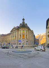 Fototapeta na wymiar City center of the Old Town of Chur
