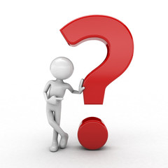 character and question mark