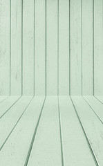 wooden plank surface green color