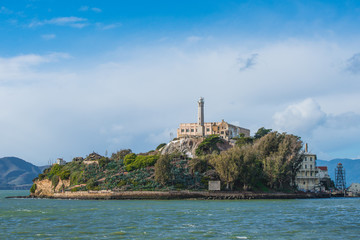 Alcatraz Island in San Francisco, USA.