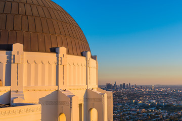 Famous Griffith Observatory in Los Angeles, USA