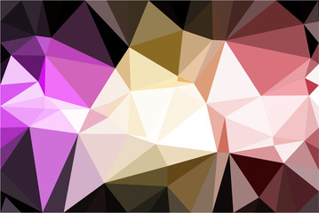 Fototapeta premium Vector polygon Abstract background