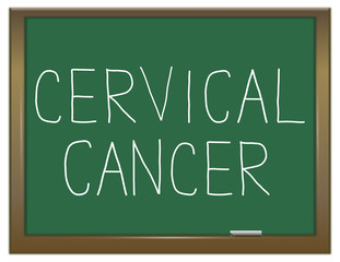 Obraz premium Cervical cancer concept.