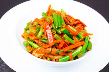 green asparagus healthy food