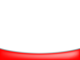 White background with red bar for presentation
