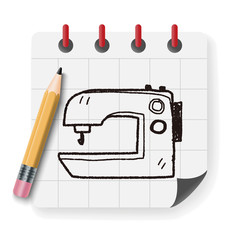 sewing machine doodle