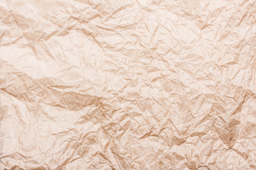 Brown crumpled paper texture.