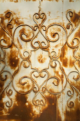 old rusty metal pattern
