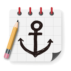 anchor doodle