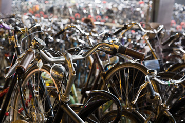 Bicycle parking, Netherlands.
