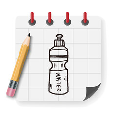 sport water drink doodle