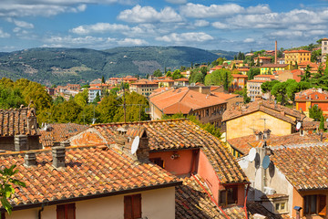 Fototapeta na wymiar Beautiful view of the ancient city of Perugia. Umbria, Italy