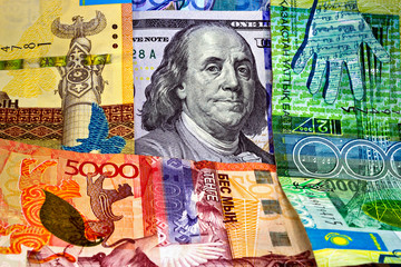 Money Kazakhstan Tenge and the US Dollar