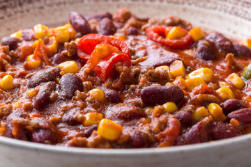 plain chili con carne background