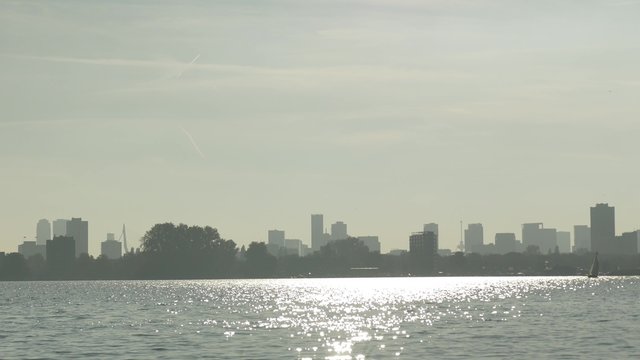 Rotterdam skyline Kralingseplas