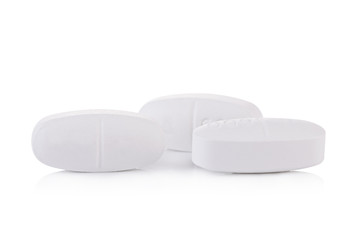 pill on white background