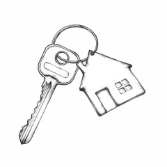 Schlüsselanhänger für das Eigenheim