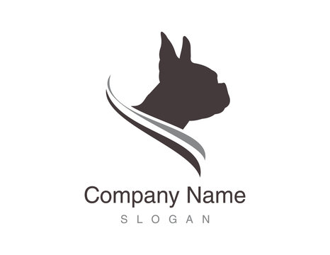 Boston terrier logo