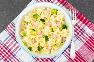Pasta, Sausage and Broccoli Diet Food