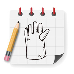 gloves doodle