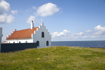 House near the sea in Denmark Limfjord