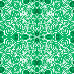 Obraz na płótnie Canvas green seamless abstract pattern