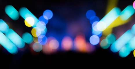 bokeh from concert background