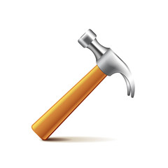 Hammer isolated on white vector