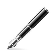 Ink pen isolated on white vector