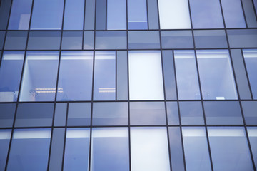 Finance building, modern glass facade