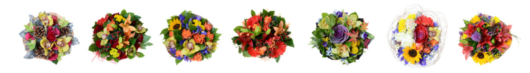 Beautiful bouquets of flowers