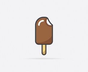 Vector Illustration of Ice Cream can be used as Logo or Icon