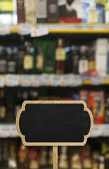 Grocery store sale price discount sign