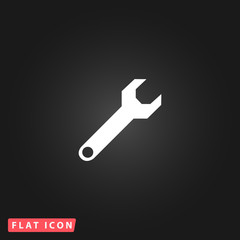 Simple wrench icon