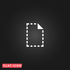 Document flat icon