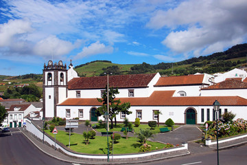 Fototapeta na wymiar Church of Our Lady of the Angels on Sao Miguel island, Azores