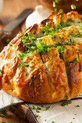 Homemade Cheesy Pull Apart Bread